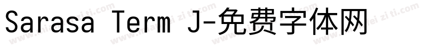 Sarasa Term J字体转换